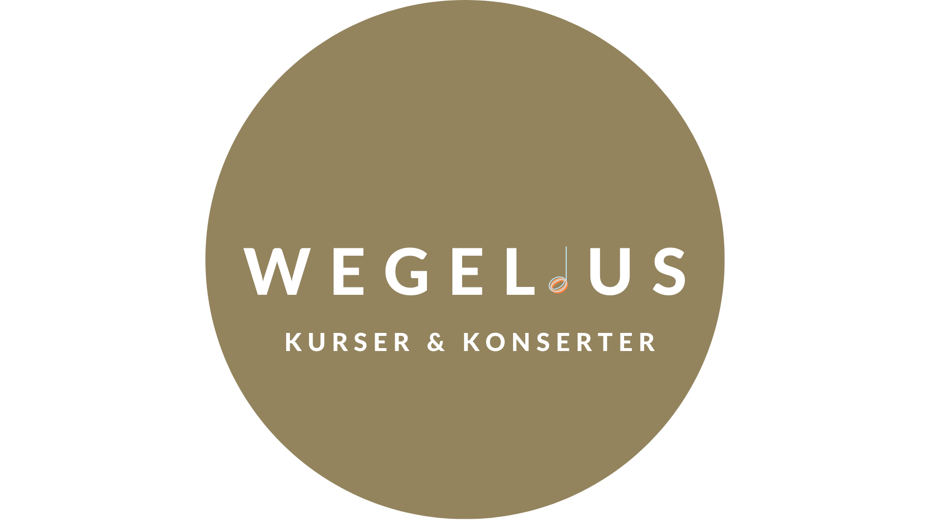 Logo med texten Wegelius kurser & konserter